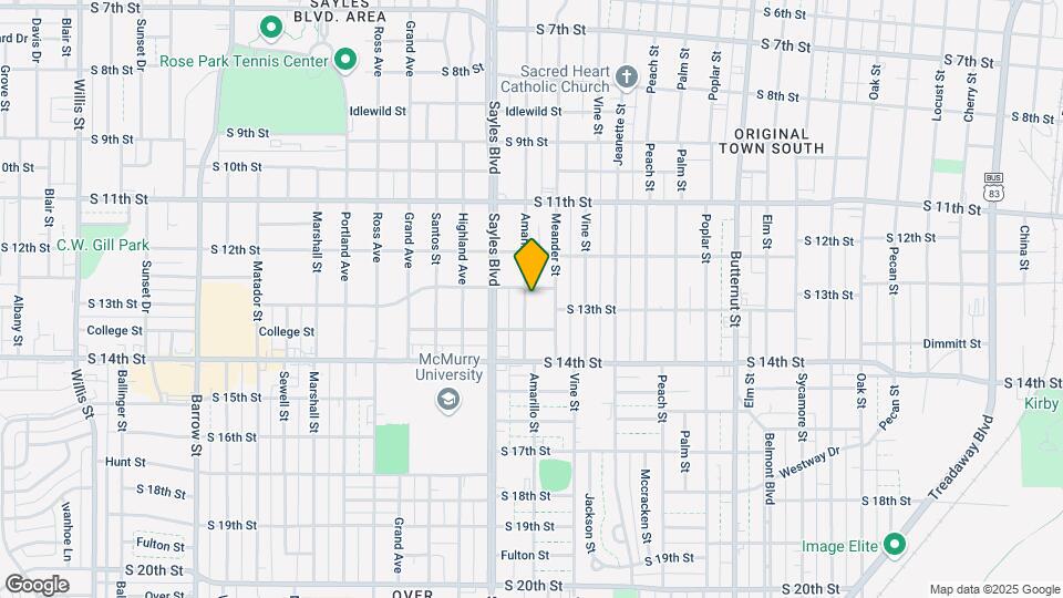 1317 Amarillo St Map and Location Details