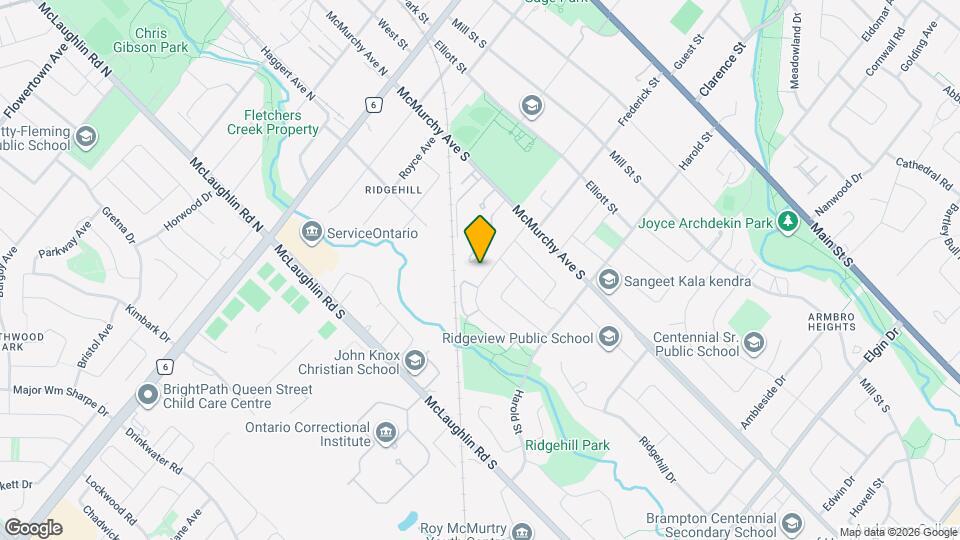 56 Corby Crescent Map and Location Details