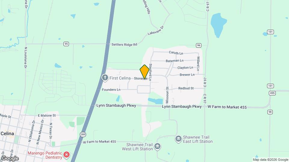1277 Stone Ln Map and Location Details