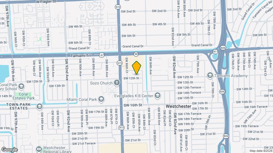 8531 SW 12th St Map and Location Details