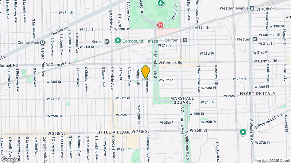 3006 W 23rd St Map and Location Details