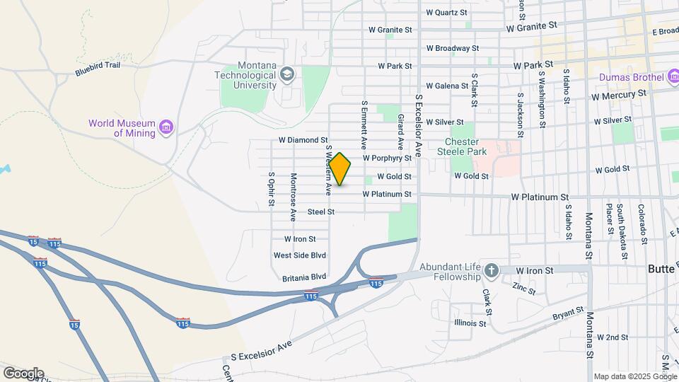 1145 W Platinum St Map and Location Details