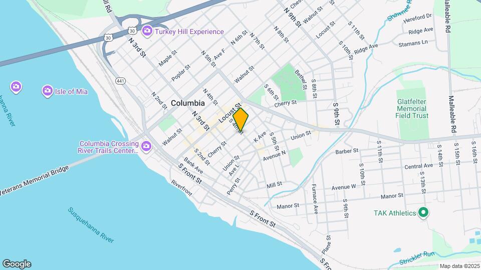 108 S 4th St Map and Location Details