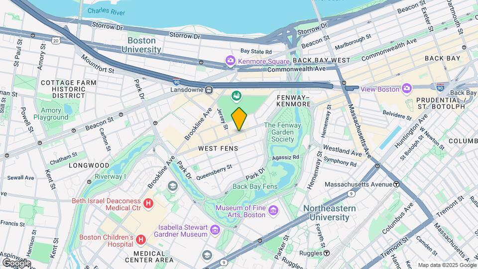 1278 Boylston St Mapa y Detalles de la Ubicación