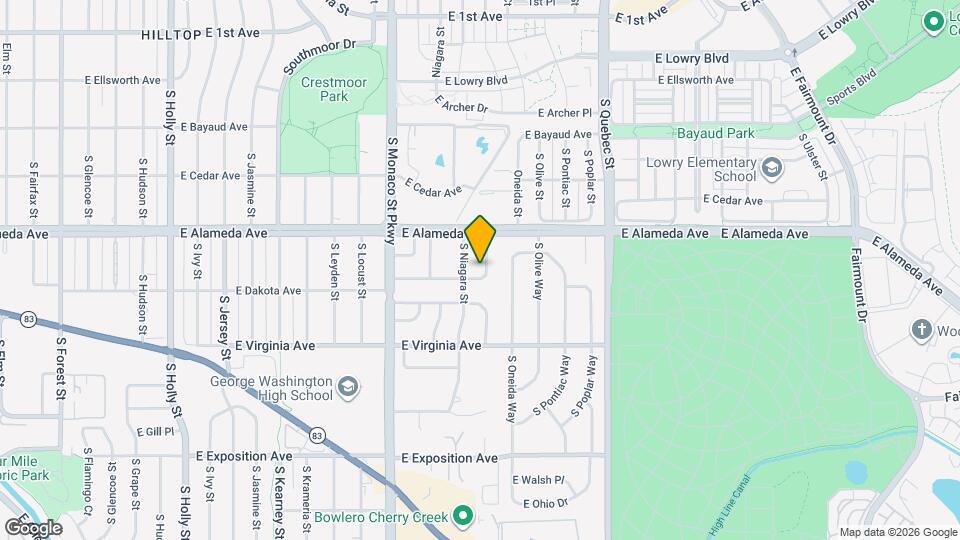 355 S Newport Way Map and Location Details