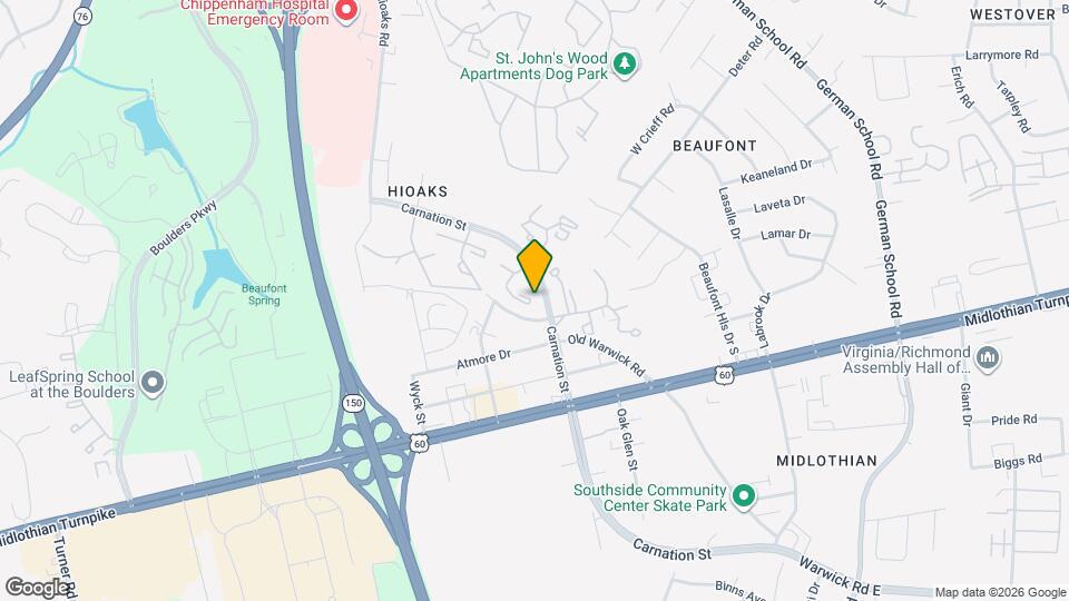 Beaufont Oaks Apts Map and Location Details