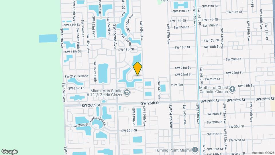 14934 SW 22 St Map and Location Details