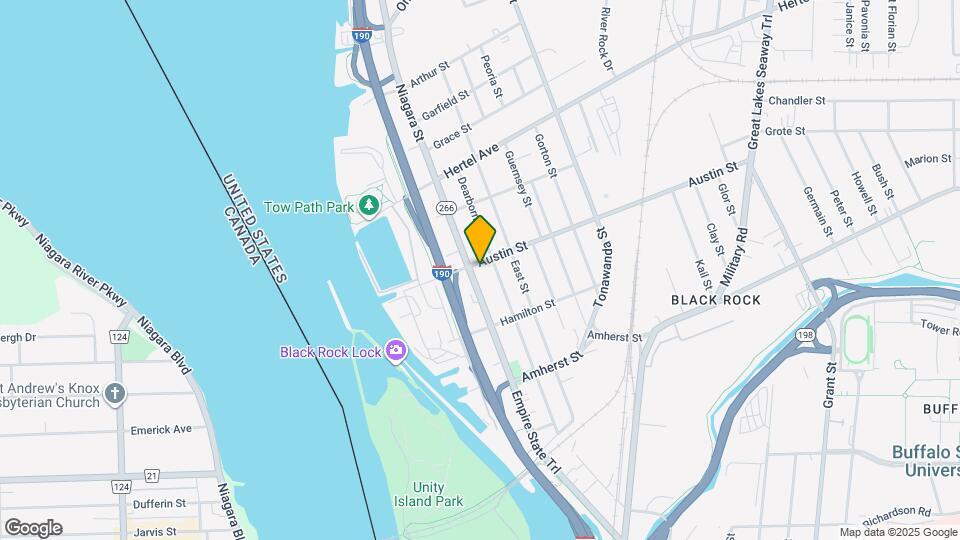 1981 Niagara St Map and Location Details