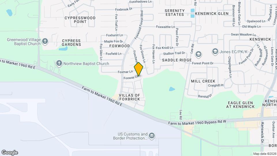 7218 Foxway Ln Map and Location Details