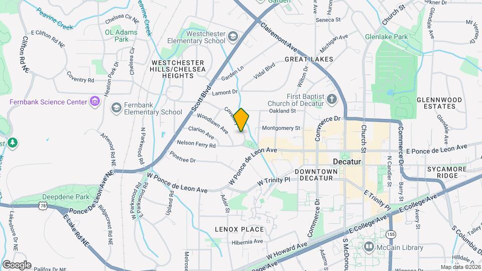 124 Coventry Rd Map and Location Details