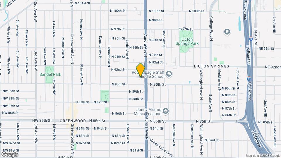 939 N 91st St Map and Location Details