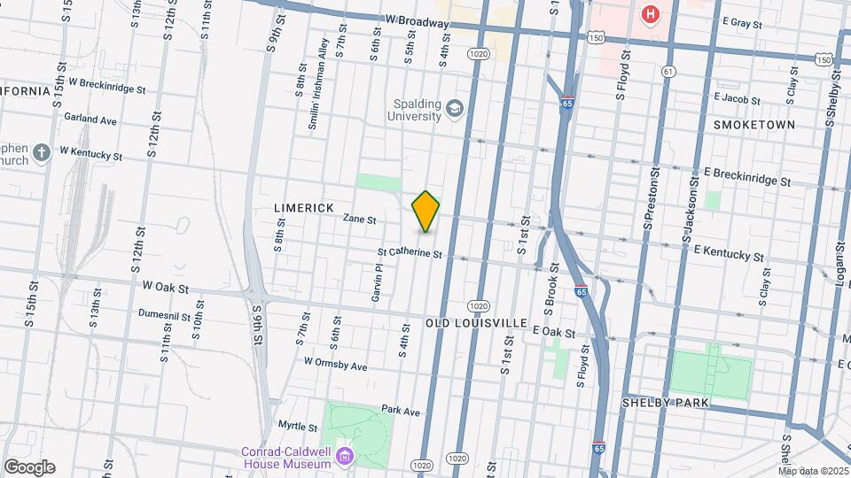 1027 S 4th St Map and Location Details