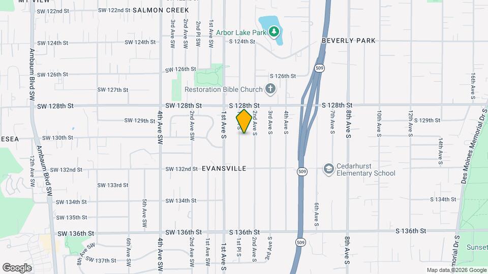 12860 Occidental Ave S Map and Location Details