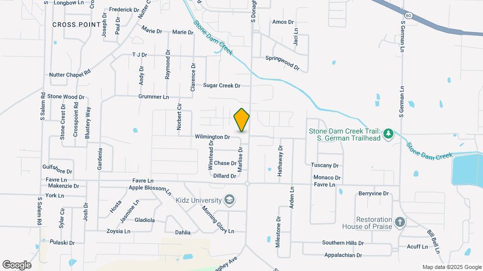 2110 Wilmington Dr Map and Location Details