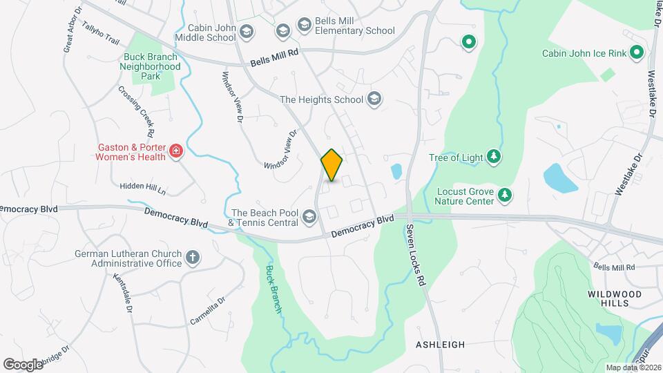 10277 Gainsborough Rd Map and Location Details