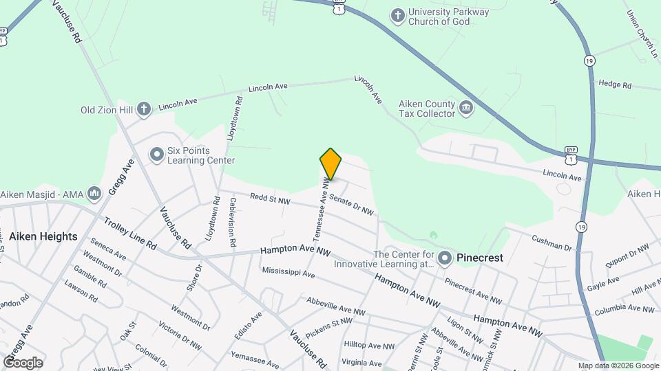 739 Tennessee Ave NW Map and Location Details