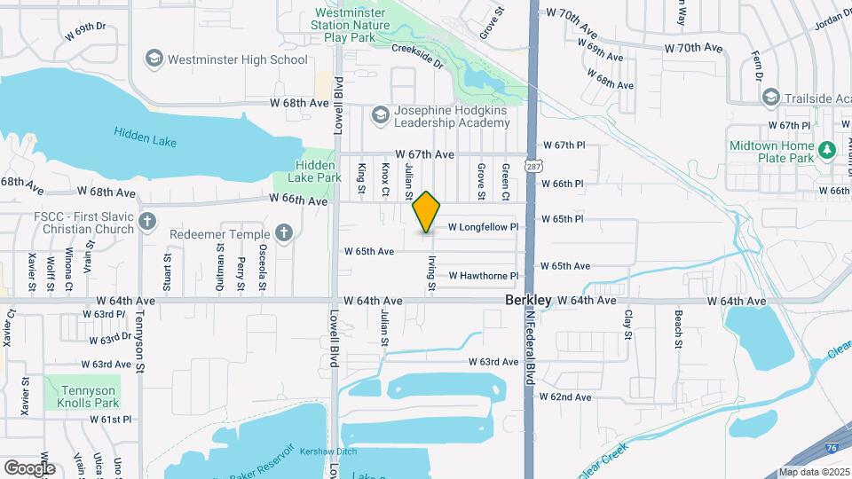6503 Irving St Map and Location Details