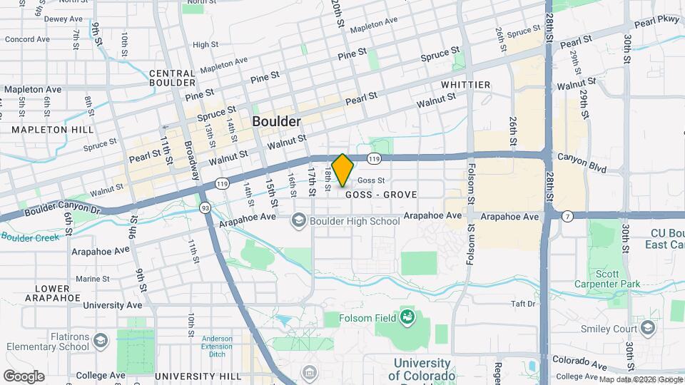 1827 Grove St Map and Location Details