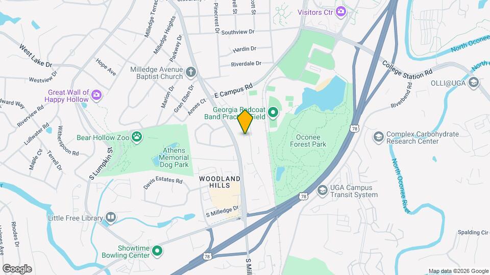 1698 Milledge Avenue Ext Mapa y Detalles de la Ubicación