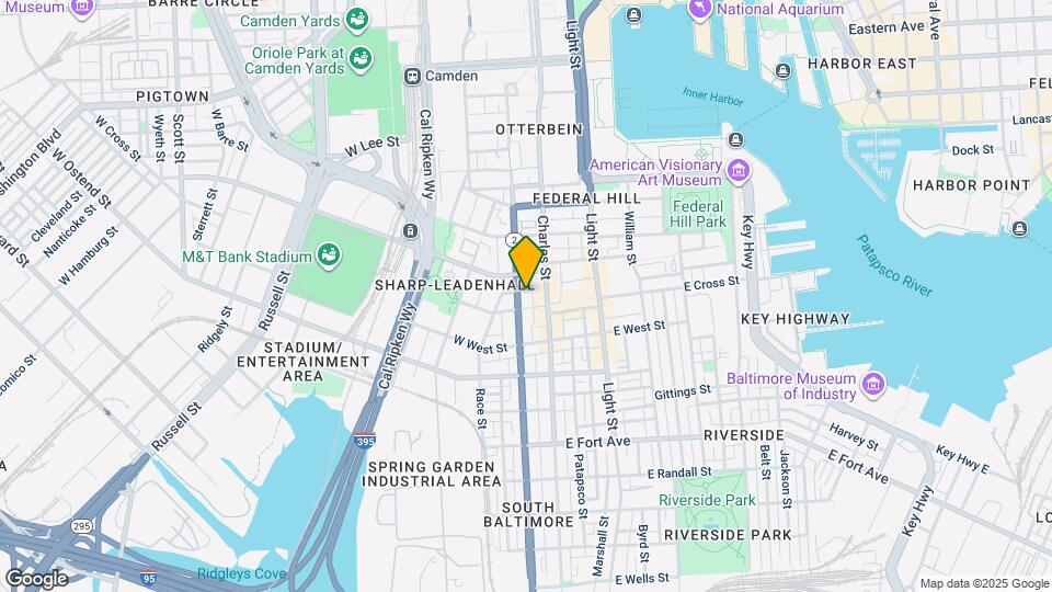 1029 S Hanover St Map and Location Details