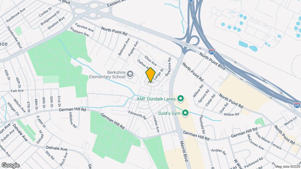 7444 Berkshire Rd Map and Location Details