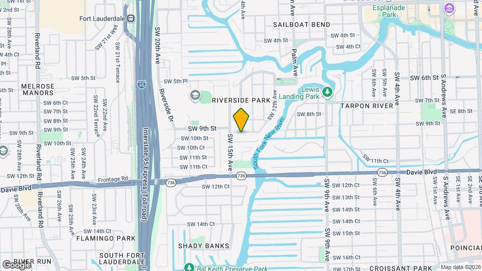 1424 SW 9th St Map and Location Details