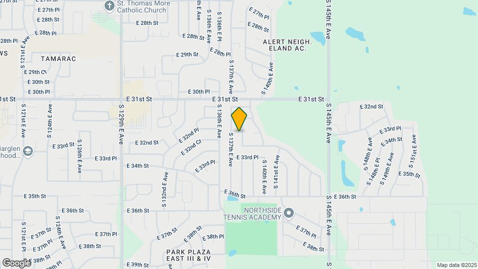 3238 S 138th E Ave Map and Location Details