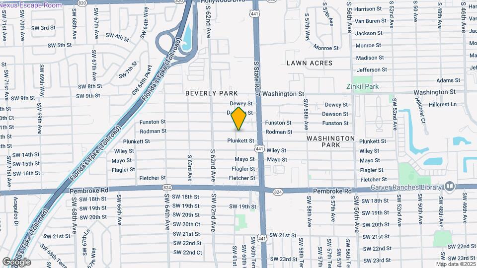 6098 Rodman St Map and Location Details