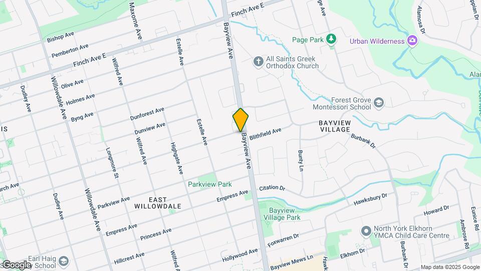 3056 Bayview Av Map and Location Details