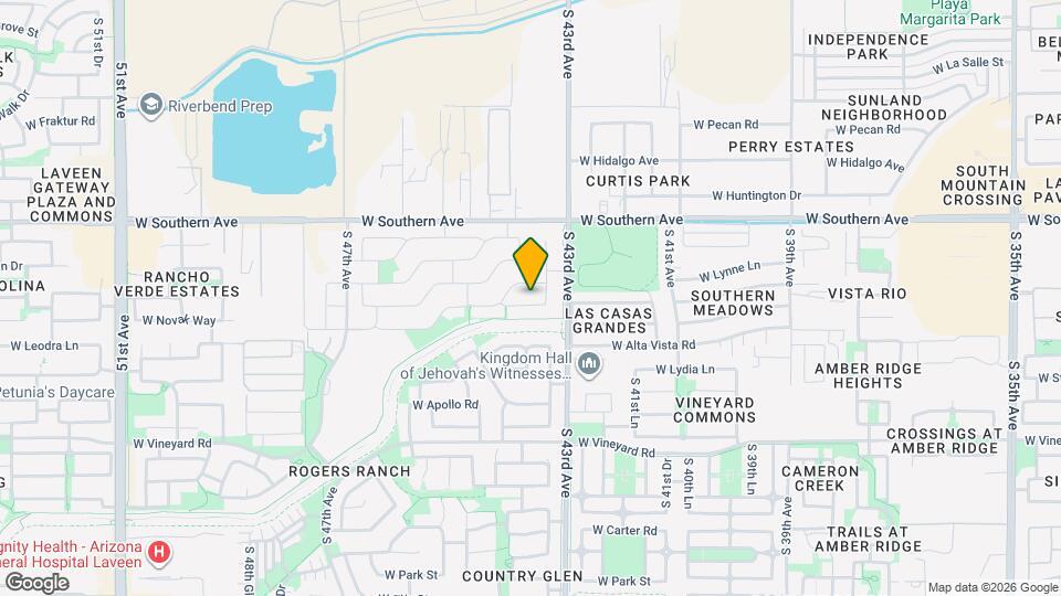 4320 W Burgess Ln Mapa y Detalles de la Ubicación