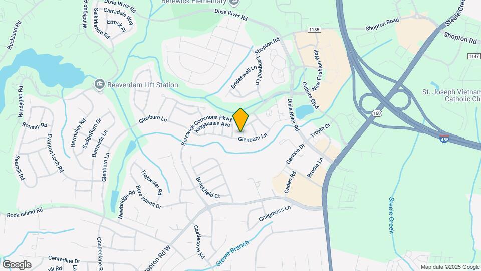 5607 Garrow Glen Rd Map and Location Details
