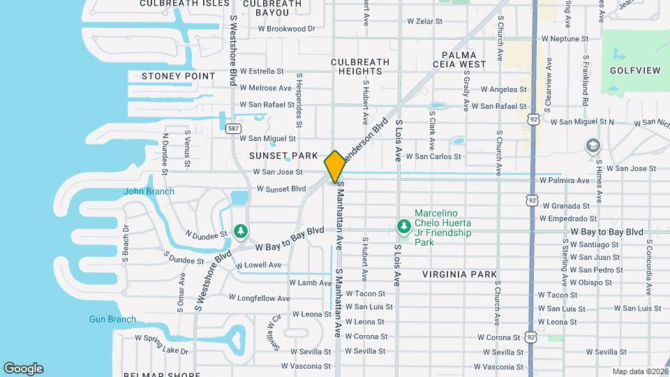 2605 S Manhattan Ave Map and Location Details