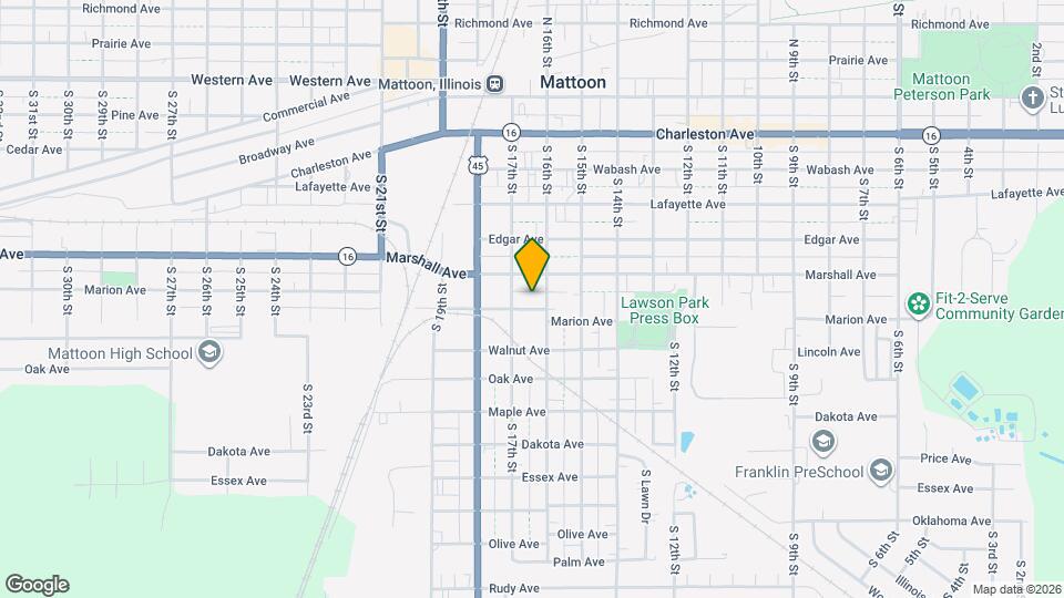 1608 Marion Ave Map and Location Details