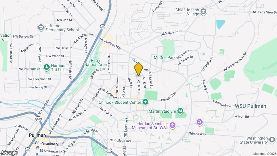 C Street Apartments Map and Location Details