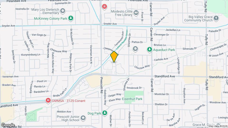 3537 San Clemente Ave Map and Location Details