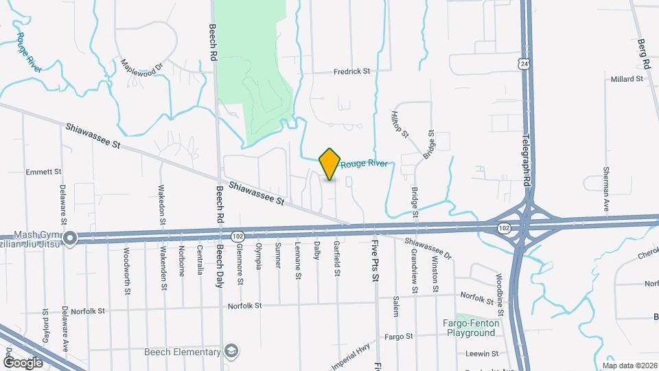 25348 Shiawassee Cir Map and Location Details