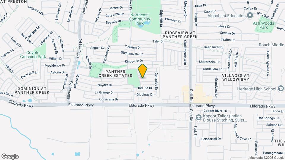 11926 Big Springs Dr Map and Location Details
