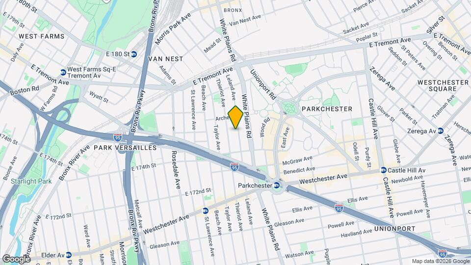 1443 Leland Ave Map and Location Details