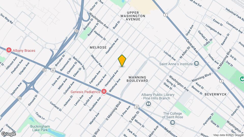 103 Homestead Ave Mapa y Detalles de la Ubicación