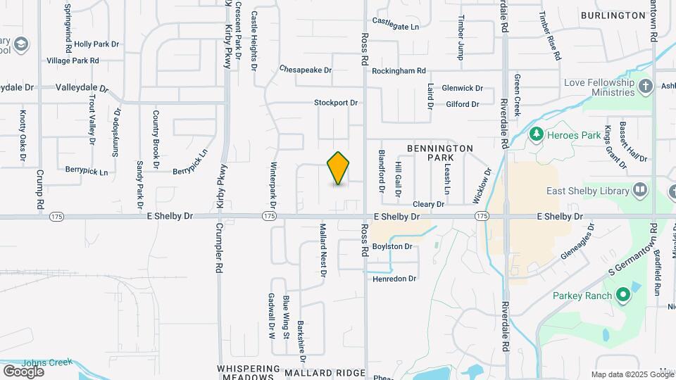 4642 Partridge Ct Map and Location Details