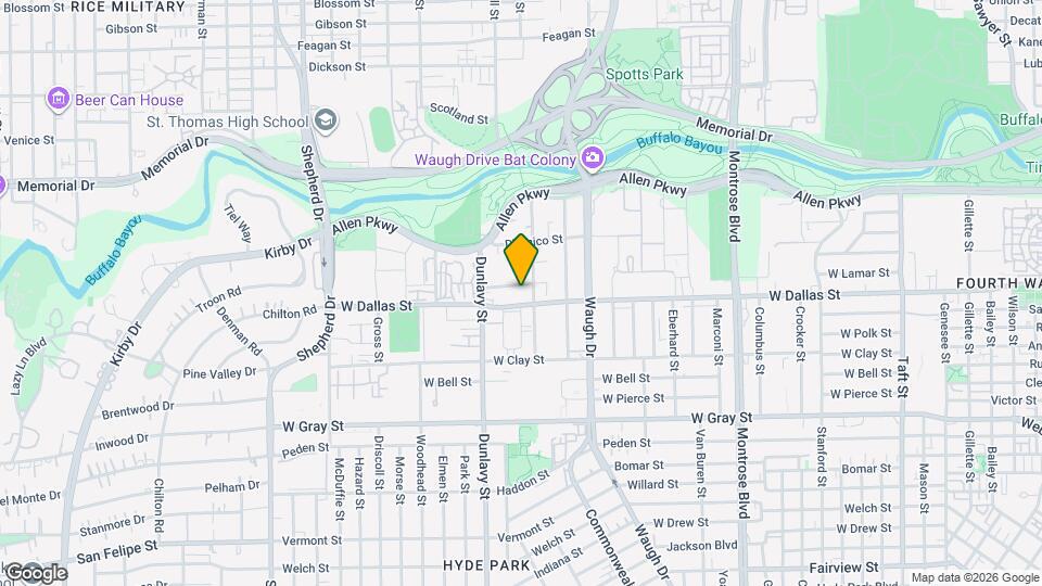 3307 W Lamar St Map and Location Details