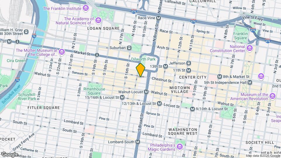 1420 Chestnut St, Unit 701 Map and Location Details
