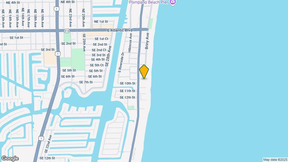 1000 S Ocean Blvd, Unit #11K Map and Location Details