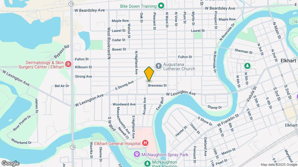 1164 Bresseau St Map and Location Details