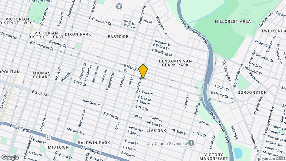 1107 E Anderson St Map and Location Details