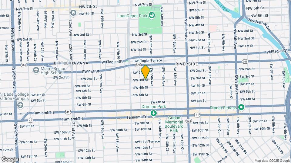 1544 SW 3rd St Map and Location Details