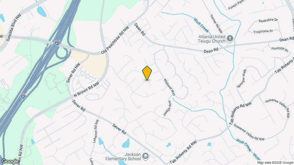 1200 Cresthaven Ln NW Map and Location Details