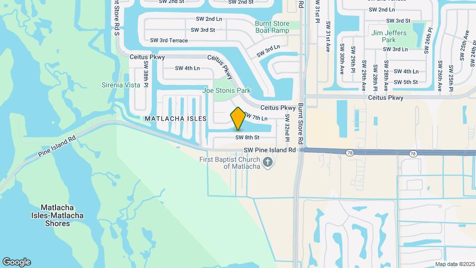 3417 SW 8th St Map and Location Details