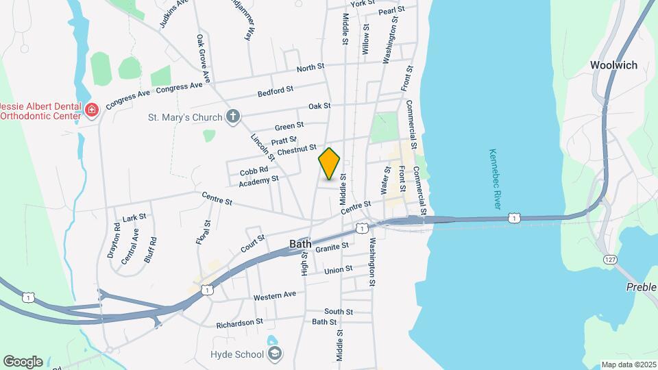 17 Walker St, Unit 2 Map and Location Details