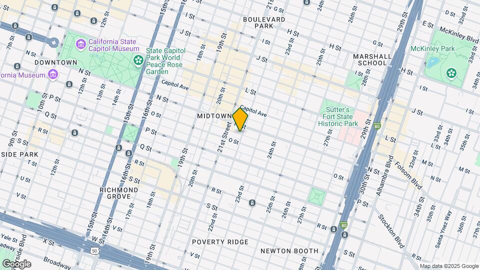 1416 22nd St Mapa y Detalles de la Ubicación